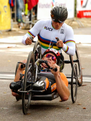 onze handbikers Tim en Jetze 2017